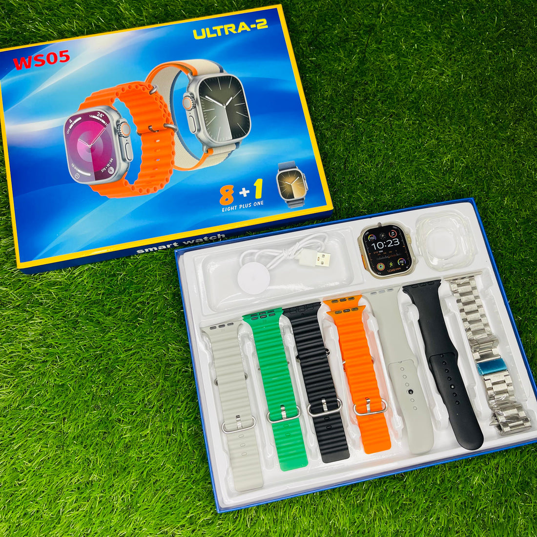 WS 05 Ultra 2 Smartwatch with 7 straps & cover