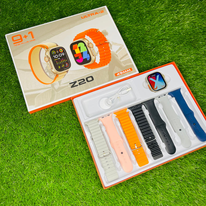 Z20 Ultra Smartwatch with 7 straps