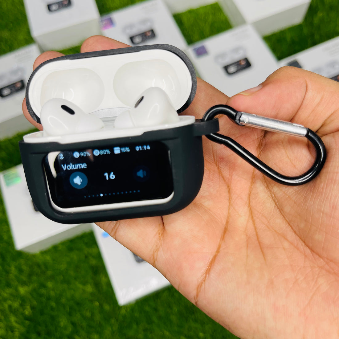A9 Pro Airpods Pro with screen ( ANC )