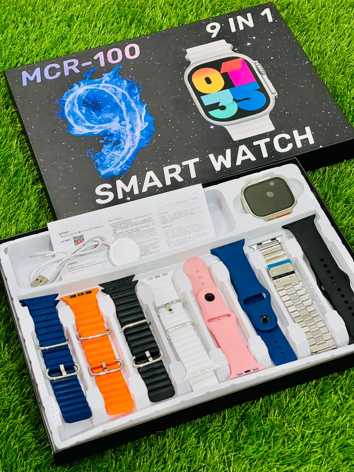 Latest MCR-100 Ultra 2 Smartwatch 9 in 1