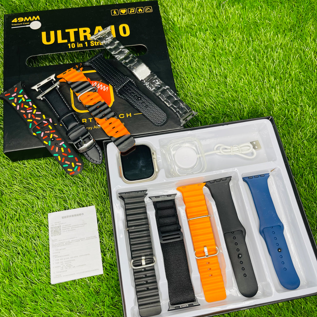 Ultra 10 Smartwatch With 10 Straps