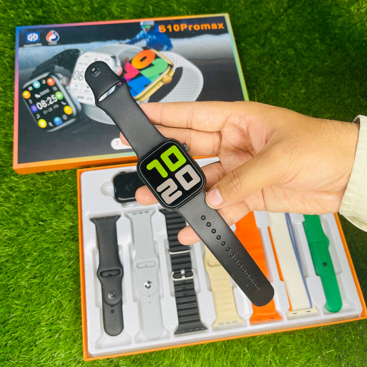S10 Pro Max Series 9 Smartwatch with 7 Straps