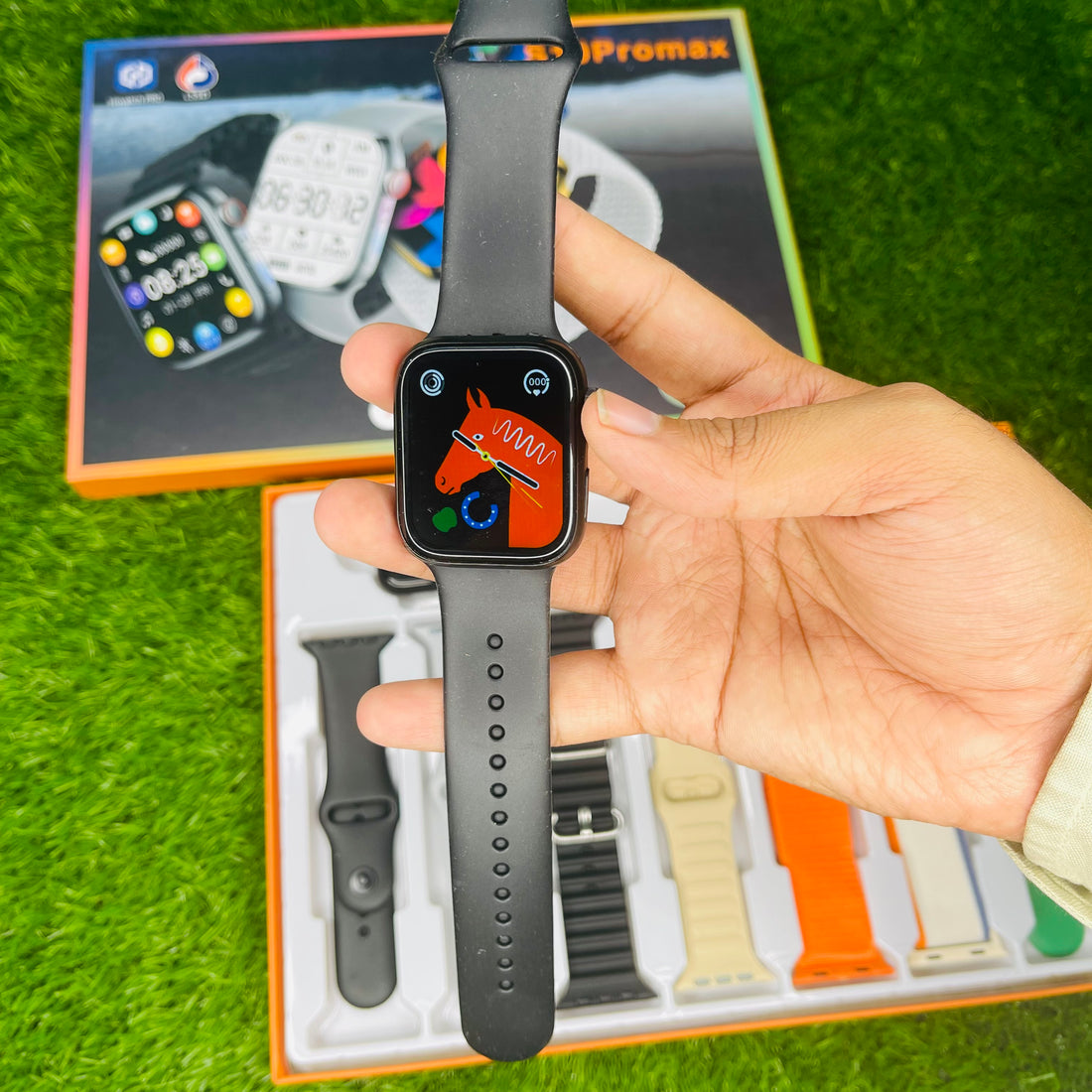 S10 Pro Max Series 9 Smartwatch with 7 Straps
