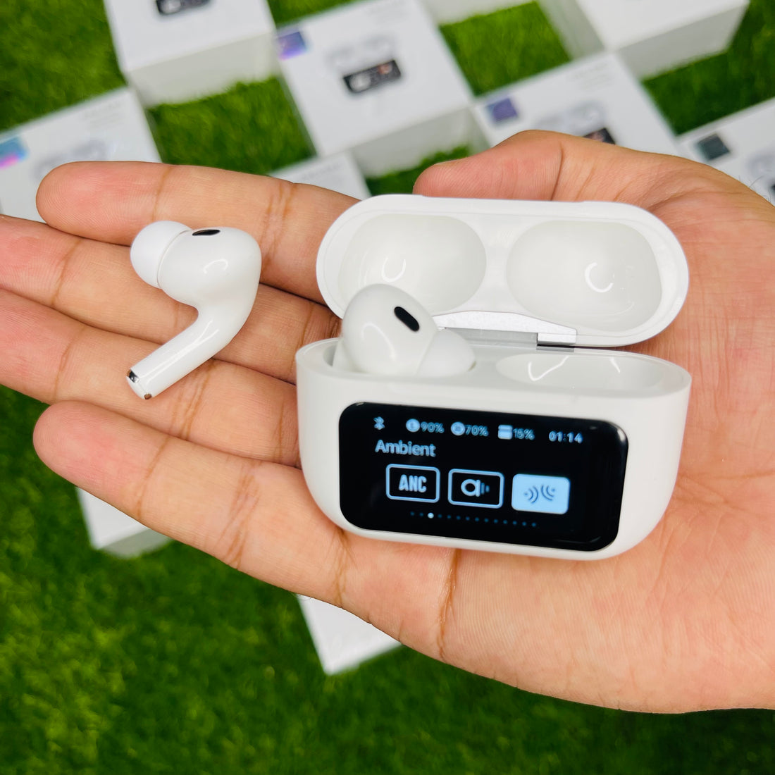 A9 Pro Airpods Pro with screen ( ANC )