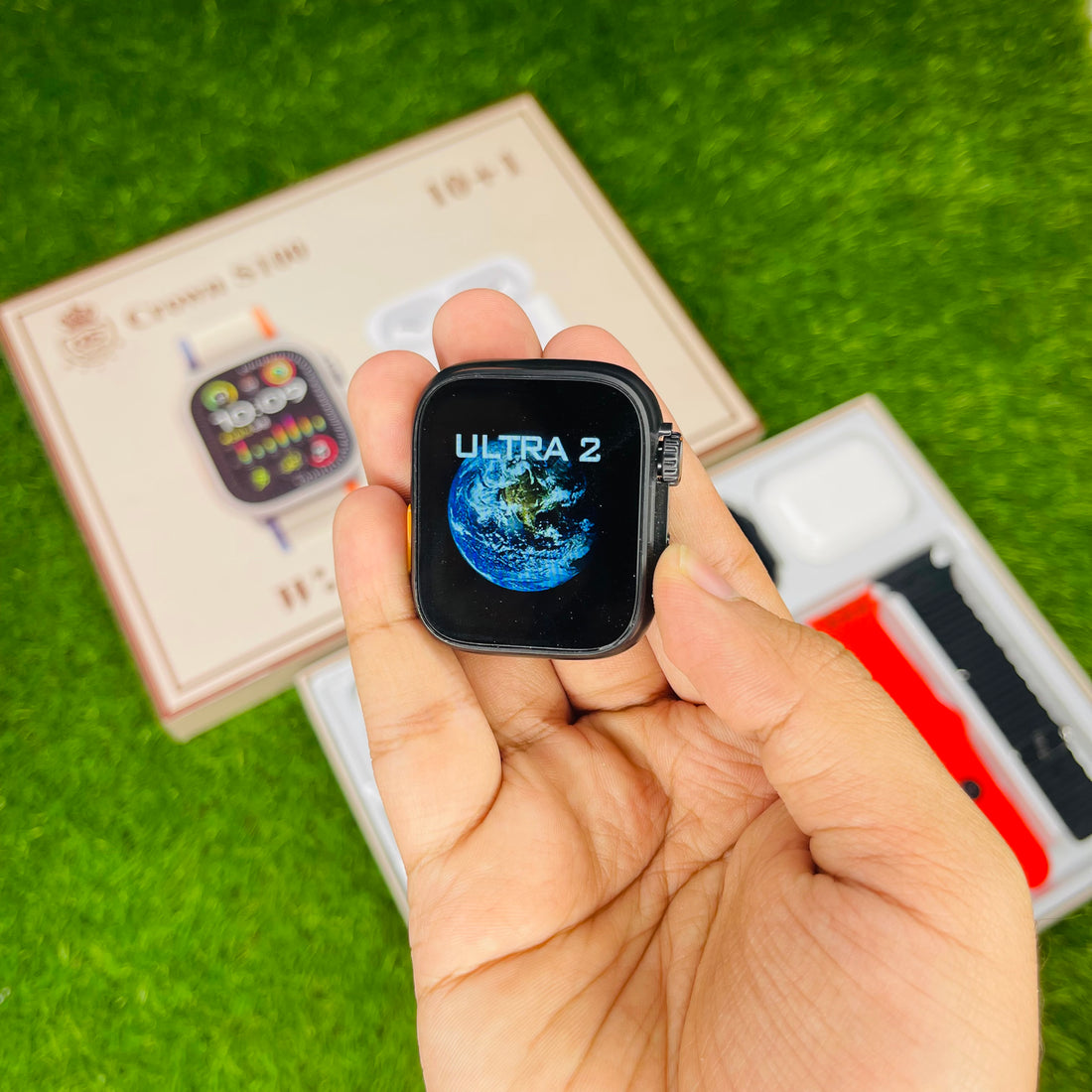Crown S100 + Airpods Pro 2 with 7 straps ( COMBO DEAL )