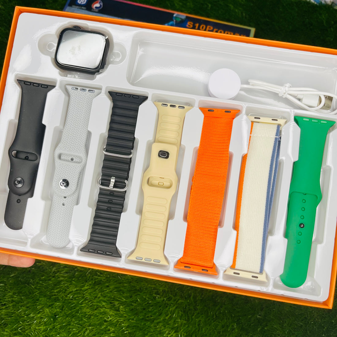 S10 Pro Max Series 9 Smartwatch with 7 Straps