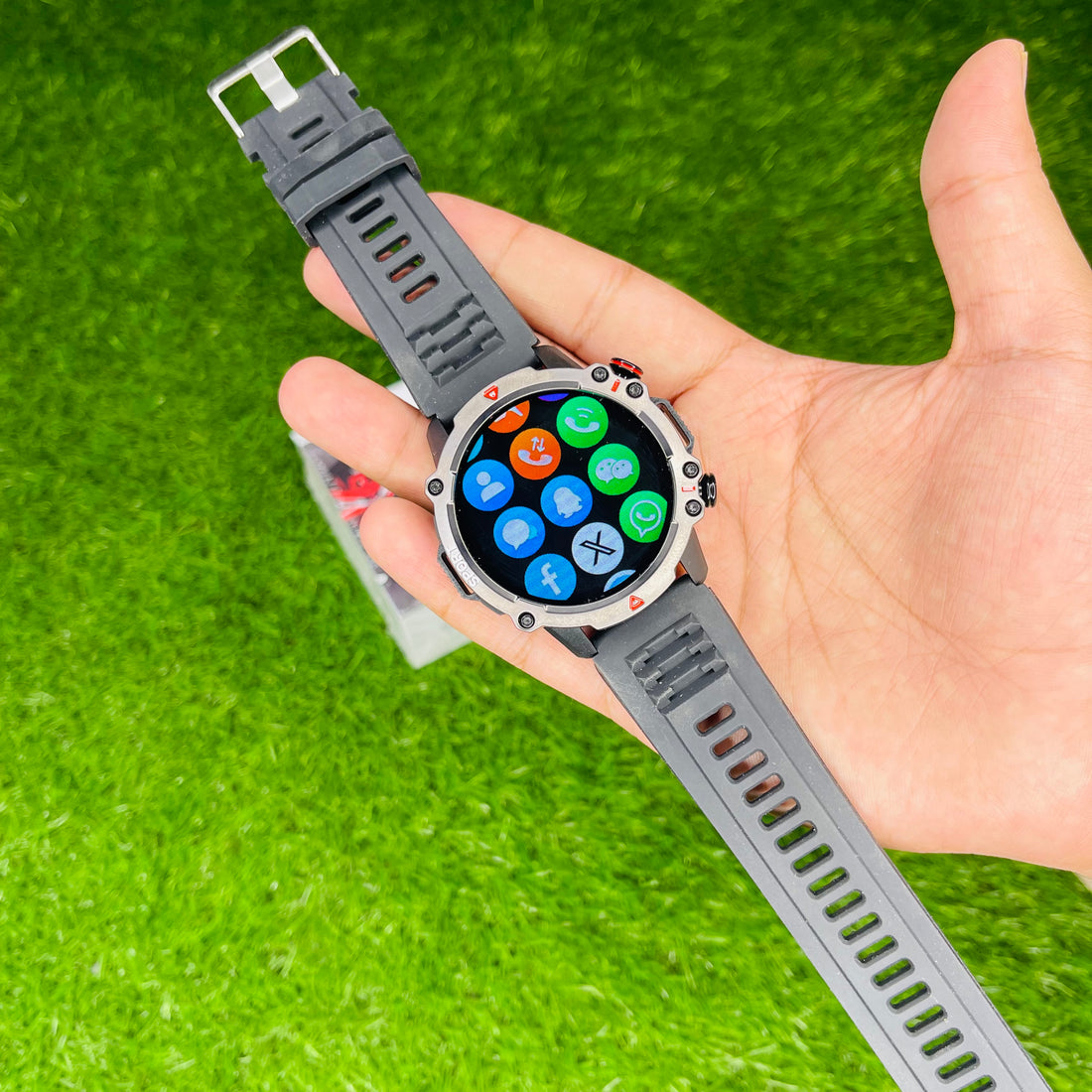 TF 10 Pro Round Dial Smart Watch