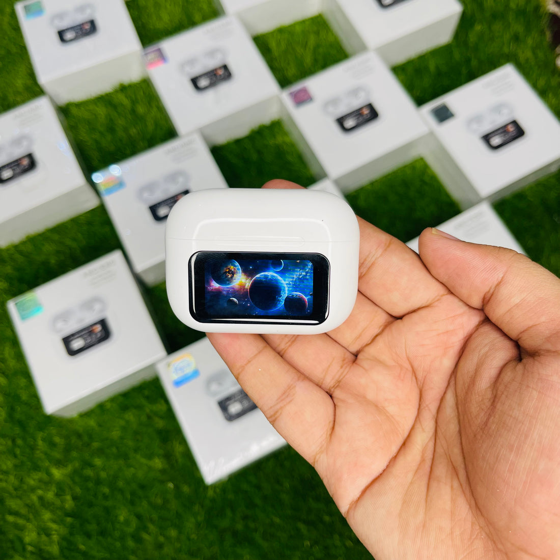 A9 Pro Airpods Pro with screen ( ANC )