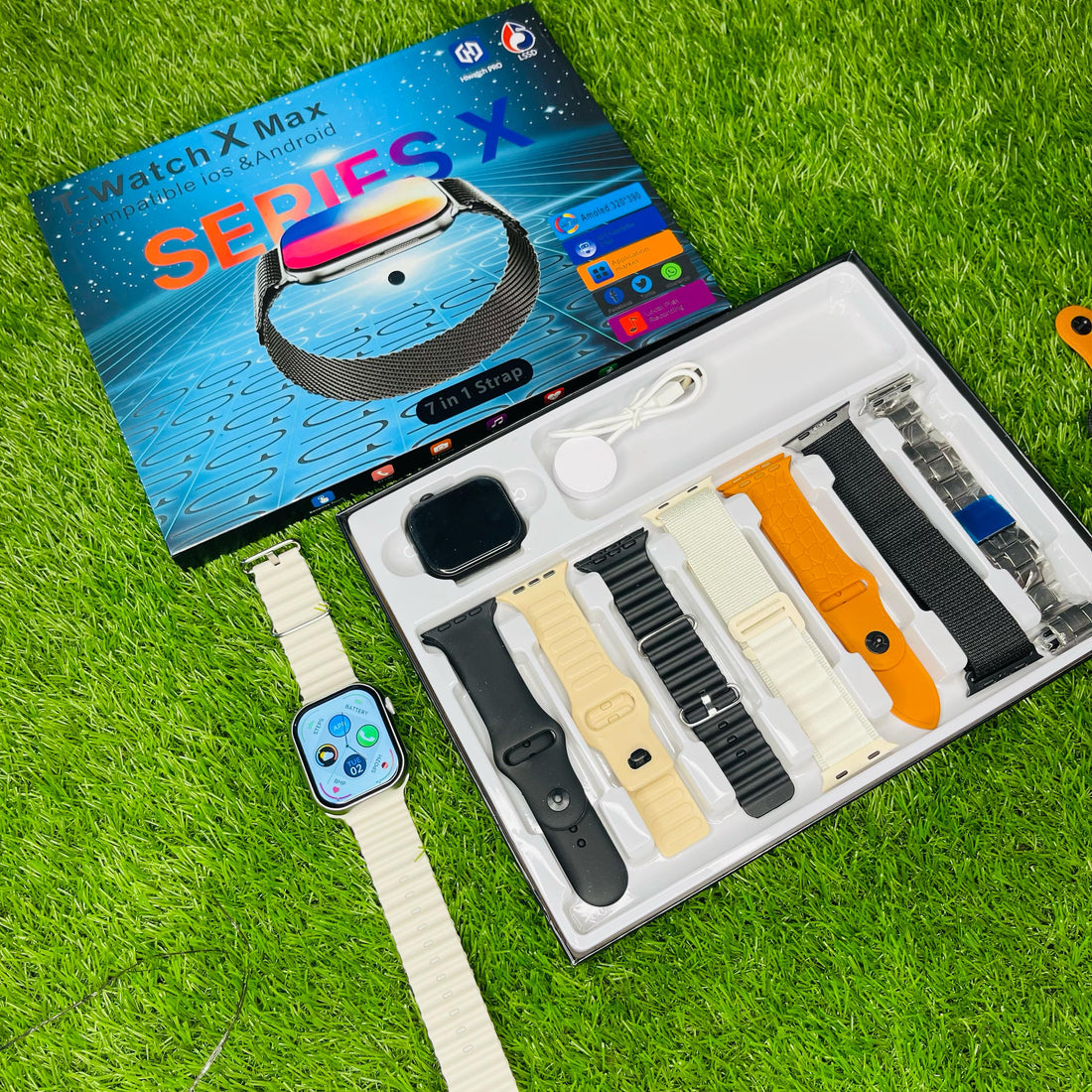 Watch X Max ( Series 10 with 7 straps )