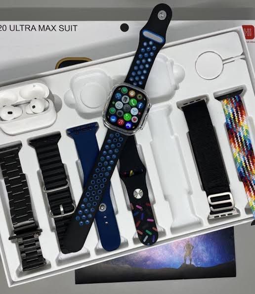 i20 Ultra Max Suit Combo Deal with 7 Straps & Airpods Pro 2